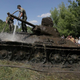 Tanque encontrado en el río Don. Getty